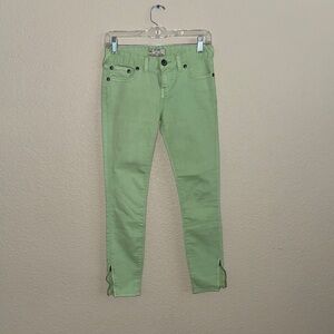 Free People Mint Green Skinny Jeans